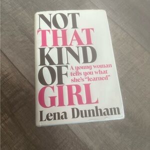 Indigo Not That Kind of Girl Book - Black and Pink Text